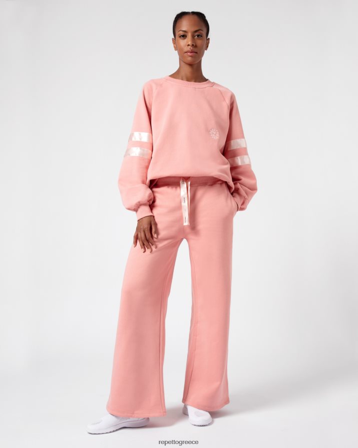 σατέν φούτερ ροζ ρουζ είδη ένδυσης Repetto D8N66R349 γυναίκες