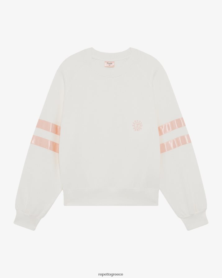 σατέν φούτερ λευκό ιβουάρ είδη ένδυσης Repetto D8N66R350 γυναίκες