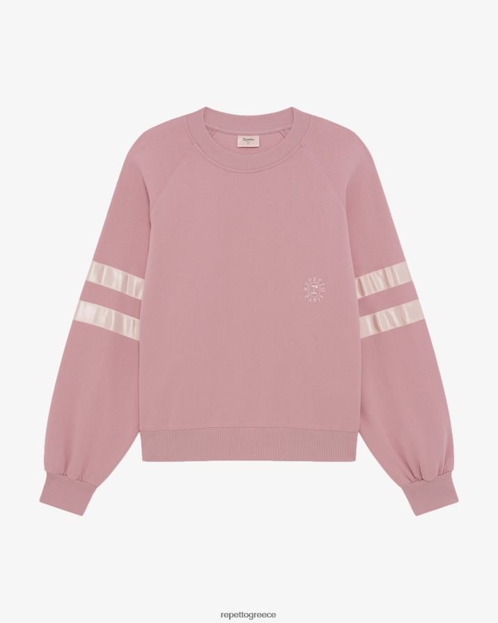 σατέν φούτερ το ροζ είδη ένδυσης Repetto D8N66R352 γυναίκες