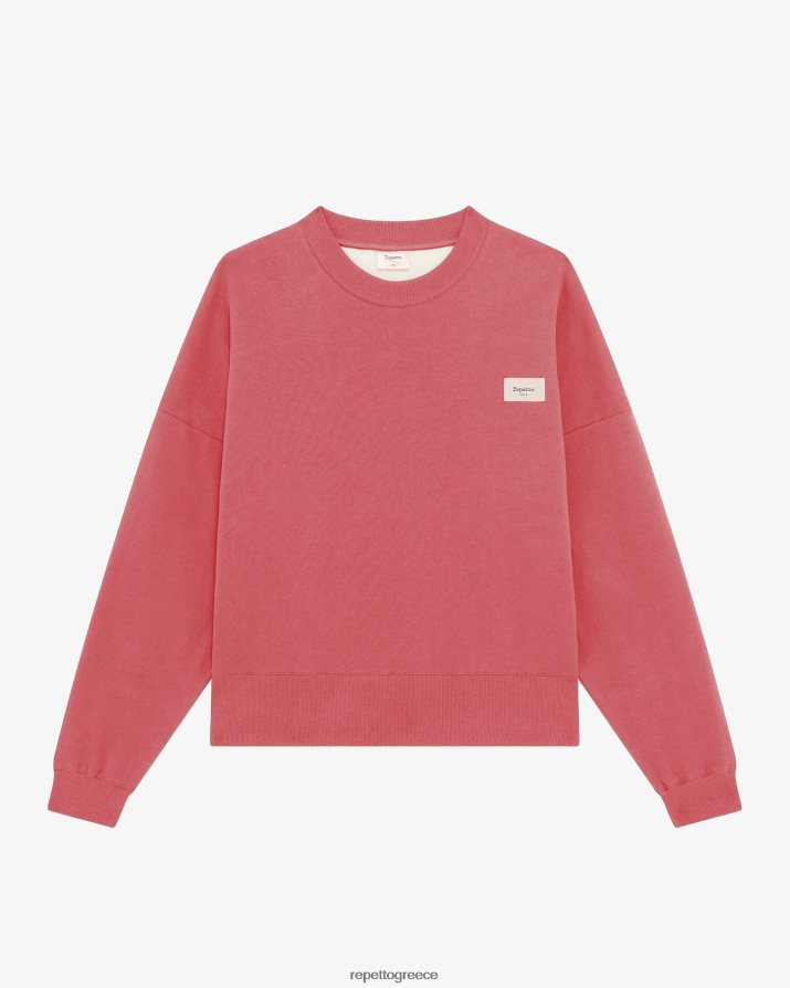 μεγάλο φούτερ πορτοκάλι τερακότα είδη ένδυσης Repetto D8N66R356 γυναίκες