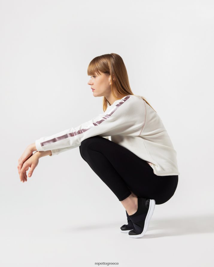 γραφικό φούτερ λευκό ιβουάρ είδη ένδυσης Repetto D8N66R365 γυναίκες