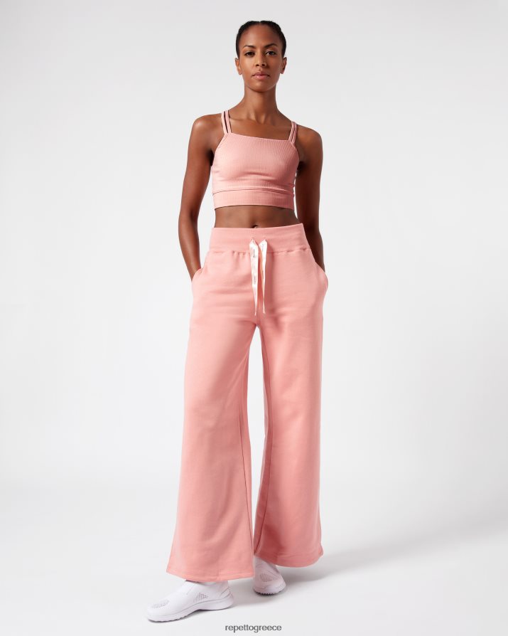 σουτιέν με ραβδώσεις με λεπτές τιράντες ροζ ρουζ είδη ένδυσης Repetto D8N66R299 γυναίκες