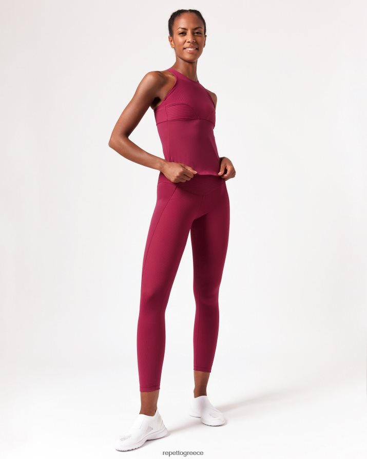 φανελάκι εξάσκησης μπορντό κόκκινο είδη ένδυσης Repetto D8N66R319 γυναίκες