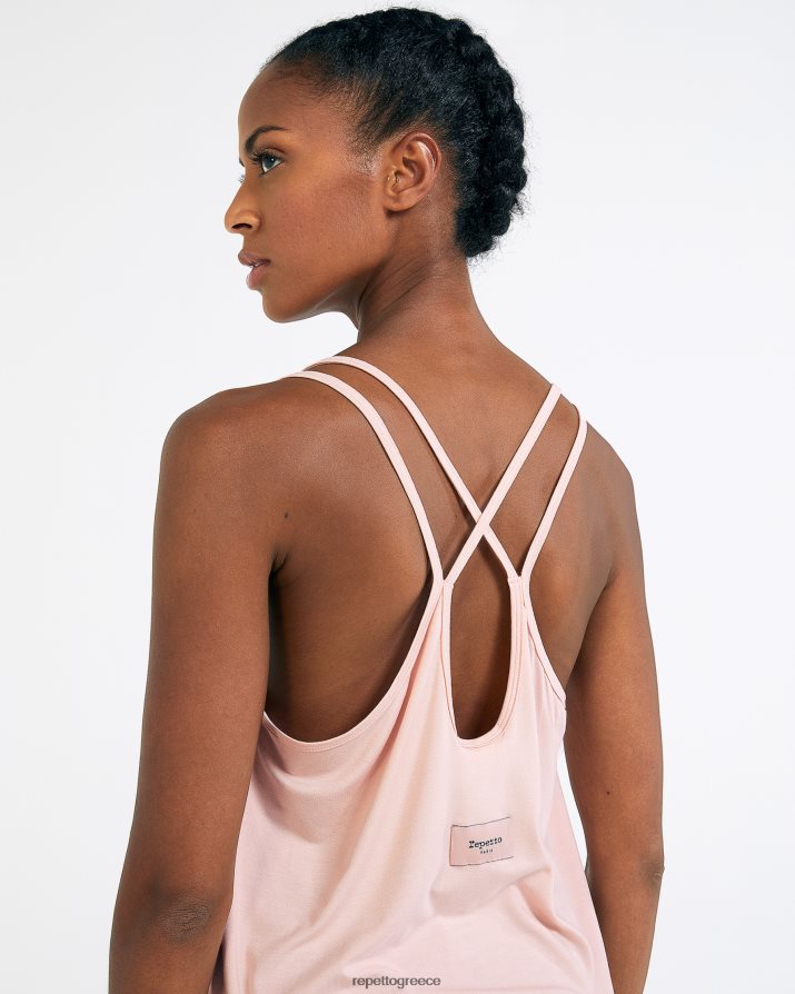 στούντιο φανελάκι με λεπτές τιράντες ροζ πέταλο είδη ένδυσης Repetto D8N66R326 γυναίκες