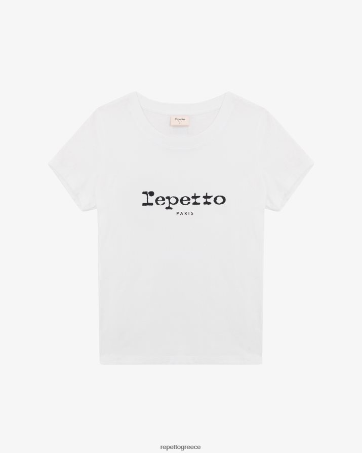 Κοντομάνικη μπλούζα άσπρο είδη ένδυσης Repetto D8N66R344 γυναίκες