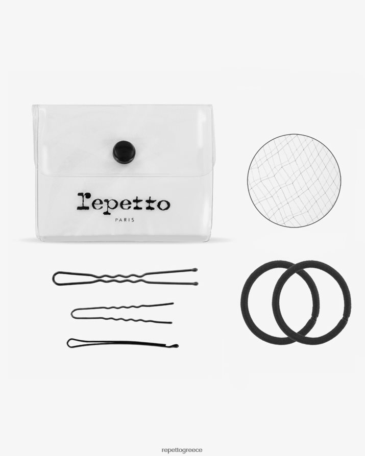 σετ μαλλιών για κότσο χορού μαύρος αξεσουάρ Repetto D8N66R634 γυναίκες