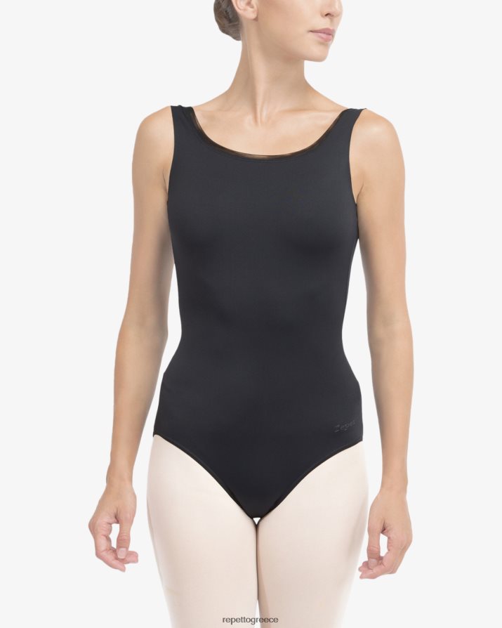 Leotard με μεγάλη λαιμόκοψη στην πλάτη μαύρος είδη ένδυσης Repetto D8N66R478 γυναίκες