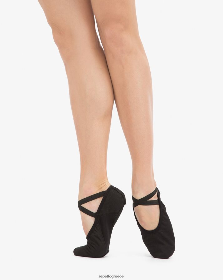 επαγγελματικά μαλακά παπούτσια μπαλέτου με σπαστό πάτο μαύρος είδη υπόδησης Repetto D8N66R599 γυναίκες