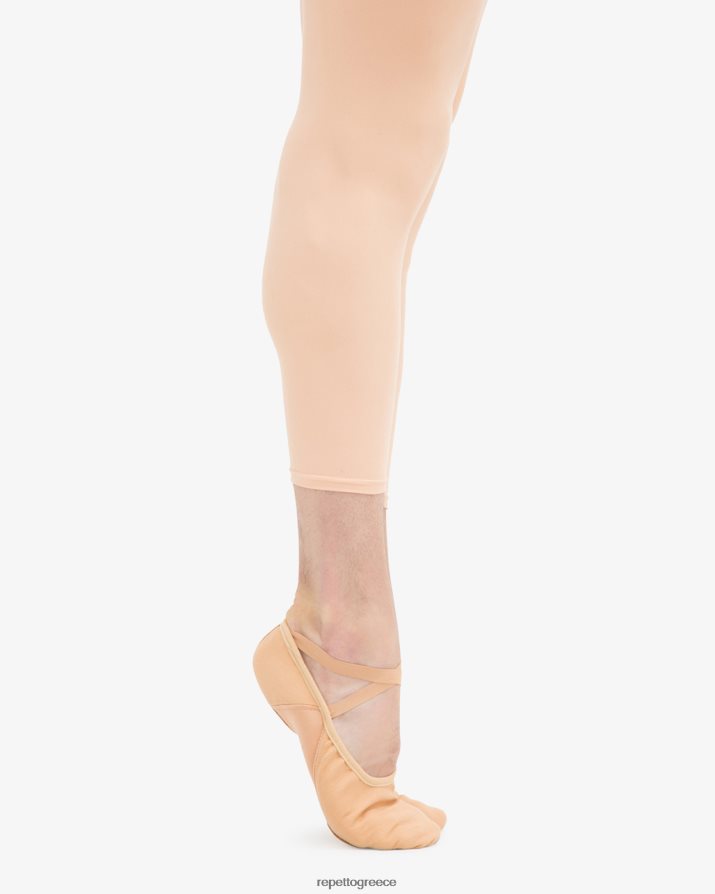 επαγγελματικά μαλακά παπούτσια μπαλέτου με σπαστό πάτο (μεγάλο πλάτος) μαύρισμα μπεζ είδη υπόδησης Repetto D8N66R605 γυναίκες