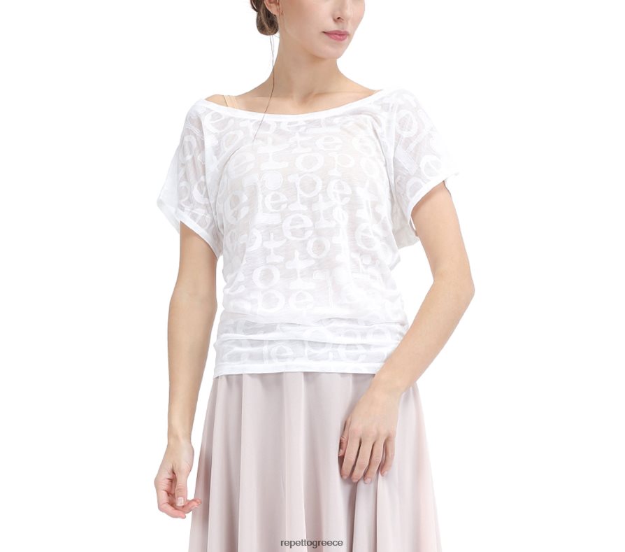 διάφανο μπλουζάκι μόδα είδη ένδυσης Repetto D8N66R550 γυναίκες