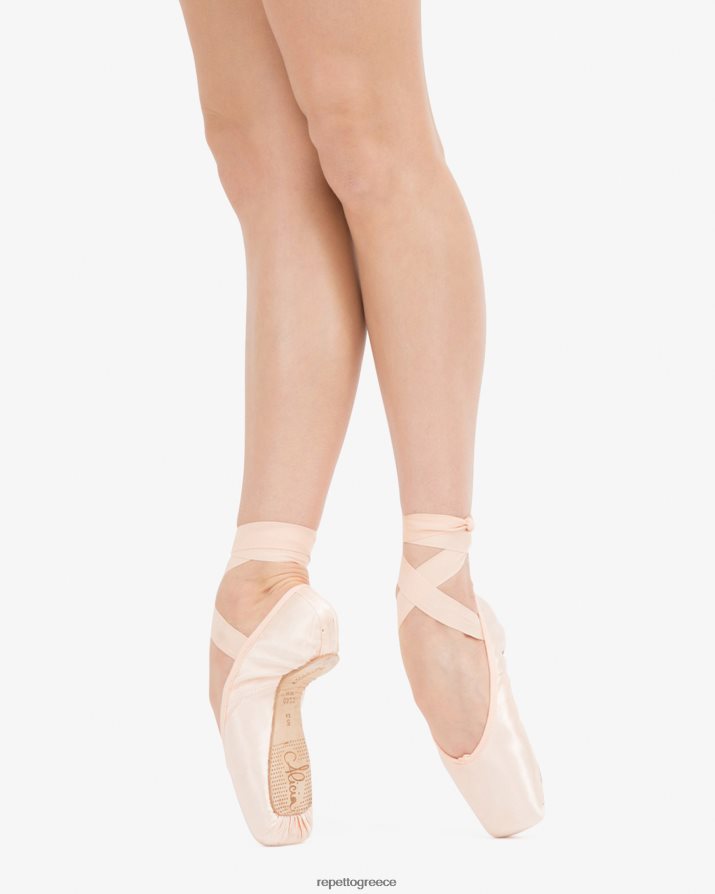 Παπούτσια alicia pointe - μεσαίο κουτί μεσαία σόλα σολομός πεπόνι είδη υπόδησης Repetto D8N66R567 γυναίκες
