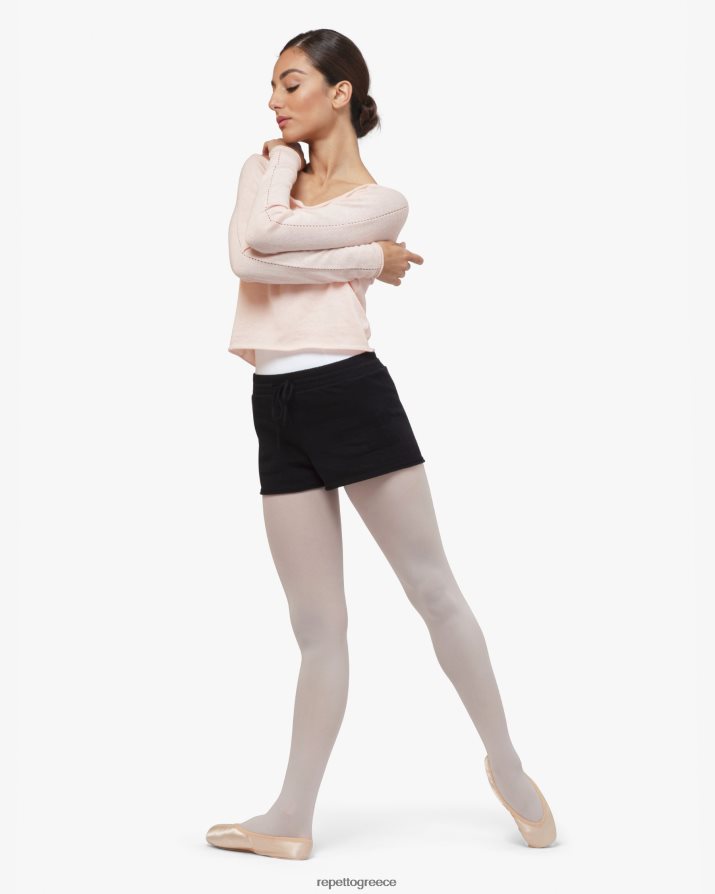 σορτς προθέρμανσης μαύρος είδη ένδυσης Repetto D8N66R533 γυναίκες