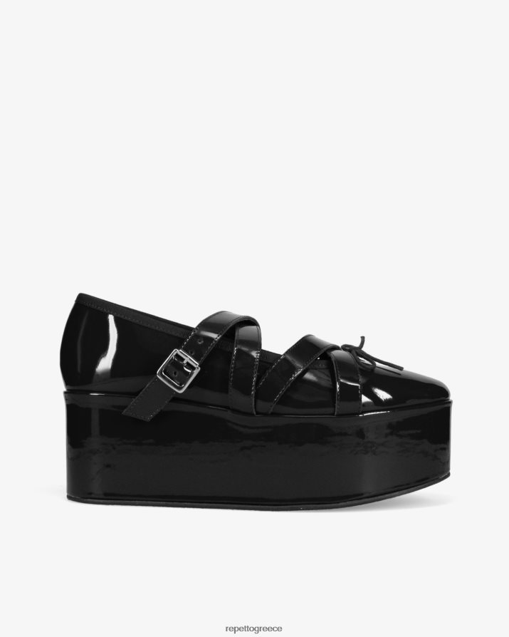 x noir kei ninomiya - πλατφόρμα mary janes μαύρος είδη υπόδησης Repetto D8N66R154 γυναίκες