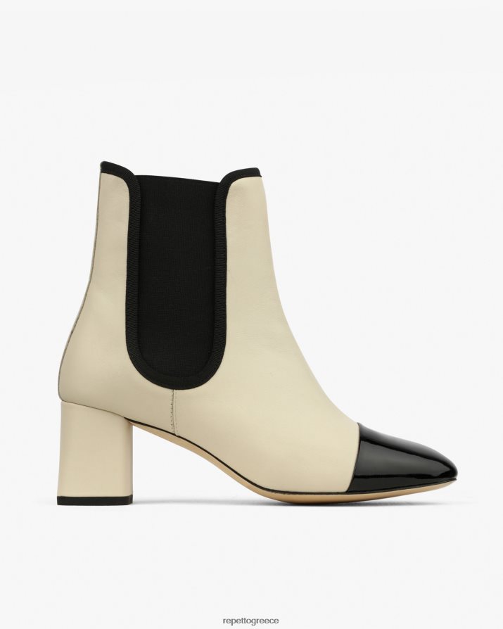 μποτάκια melissa κύκνος μπεζ και μαύρο είδη υπόδησης Repetto D8N66R193 γυναίκες